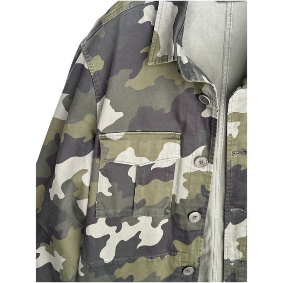 Tomas Maier Italy Camo‎ Jacket Shacket Button Down Mens XL - Picture 3 of 13